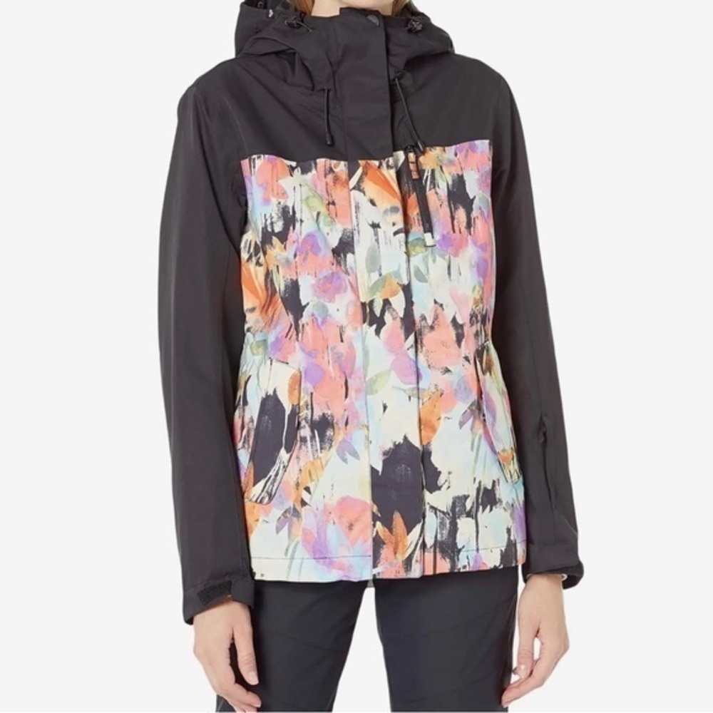 NEW ROXY Jetty floral ski jacket